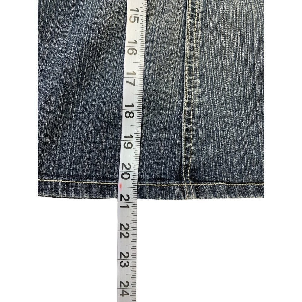 Rewind Women's Flare Denim Jean Skirt - Picture 8 of 8